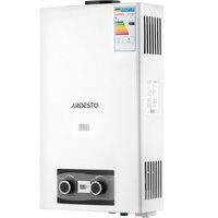 ARDESTO Газовая колонка X2, 10 л/мин., 20 кВт, розжиг от батареек, дисплей, белый