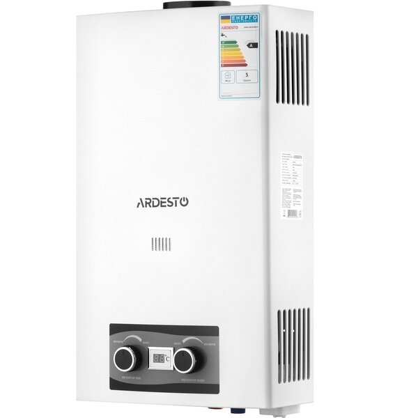 Газова колонка Ardesto TFGBH-10B-X2-WHITE, 10 л/хв., 20 кВт