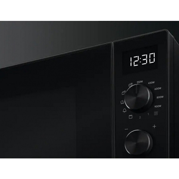 Electrolux Микроволновая печь 25л, мех. управл., 900Вт, гриль, дисплей, инвертор, черный