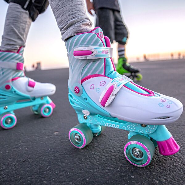 Роликові ковзани Neon Combo Skates Бірюзовий (Розмір 34-37)