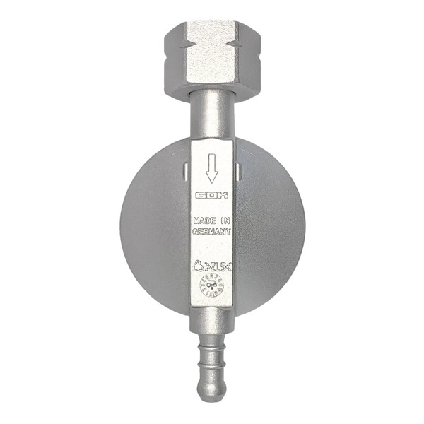 GOK Редуктор газа низкого давления, тип Kombi (тип Shell и KLF, укр. и евростандарт), 29 бар, 1.5 кг/ч, W21.8x1/14 LH