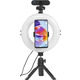 HAMA Штатив зі світлодіодним кільцем SpotLight Smart 80 V2 BT Black