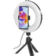 HAMA Штатив зі світлодіодним кільцем SpotLight Smart 80 V2 BT Black