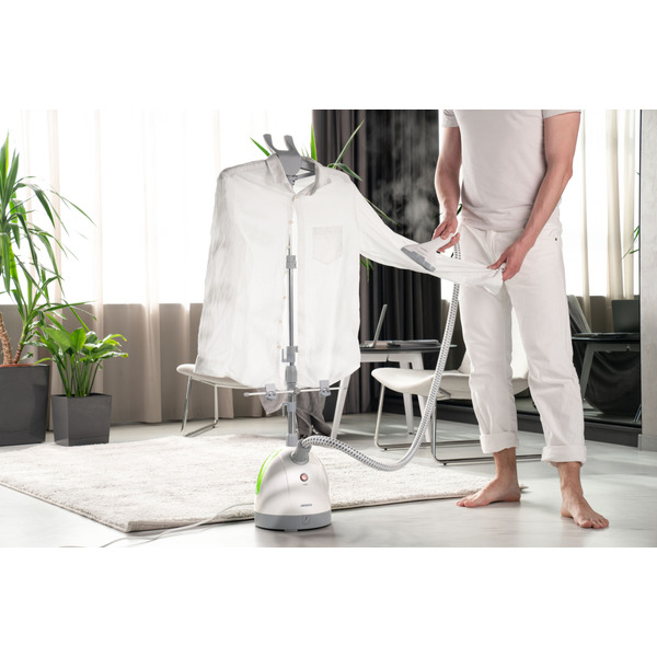 Вертикальний відпарювач Ardesto IR-C8815-S білий із зеленим