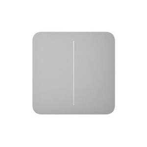 Кнопка для двоклавішного вимикача Ajax SoloButton 2-gang for LightSwitch, Jeweler, fog (000029814)