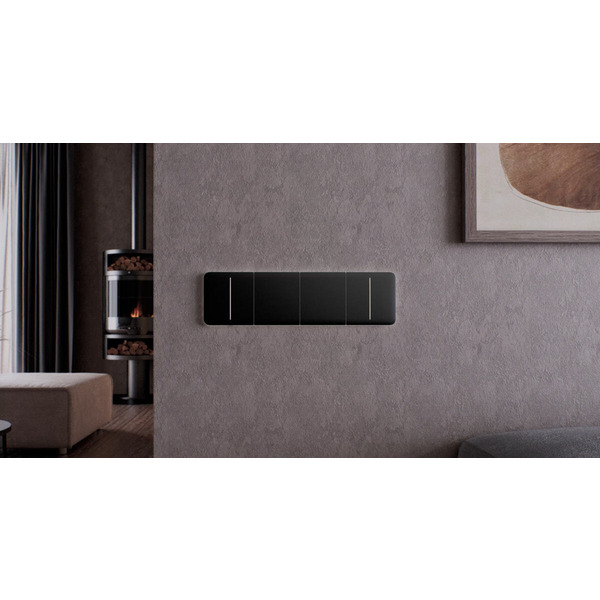 Кнопка бокова для одноклавішного вимикача Ajax SideButton 1-gang 2-way для LightSwitch Jeweler, fog (000029815)