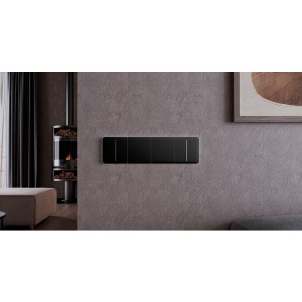 Кнопка бокова для двоклавішного вимикача Ajax SideButton 2-ганка для LightSwitch Jeweler, туман (000029816)