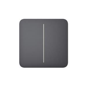 Ajax Кнопка для двоклавішного вимикача SoloButton 2-gang for LightSwitch, Jeweler, бездротовий, graphite