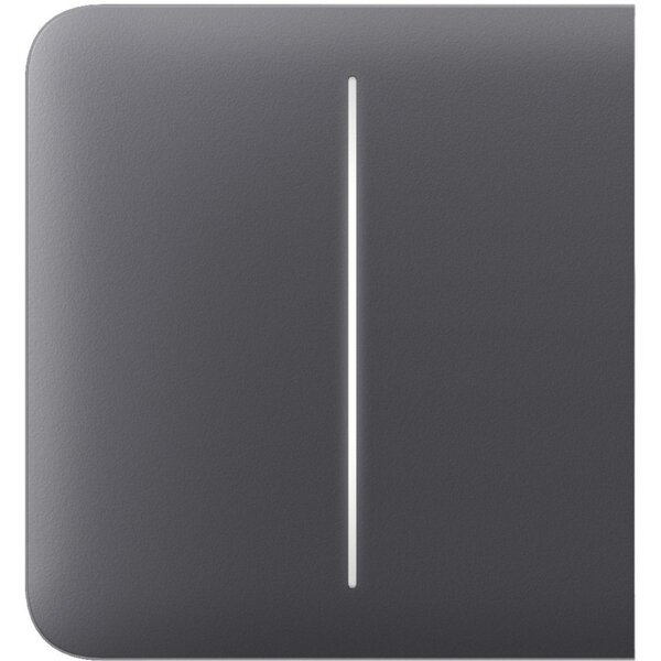Кнопка бокова для двоклавішного вимикача Ajax SideButton 2-ганг для LightSwitch Jeweler, графіт (000029822)