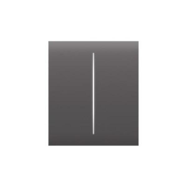 Кнопка центральна для двоклавішного вимикача Ajax CenterButton 2-gang for LightSwitch, Jeweler, grey (000029830)