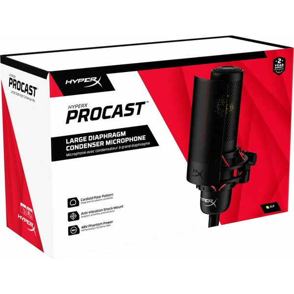 Мікрофон HyperX ProCast RGB Black (699Z0AA)