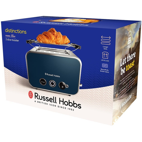 Тостер Russell Hobbs 26431-56 Distinctions 2-Slice, синій