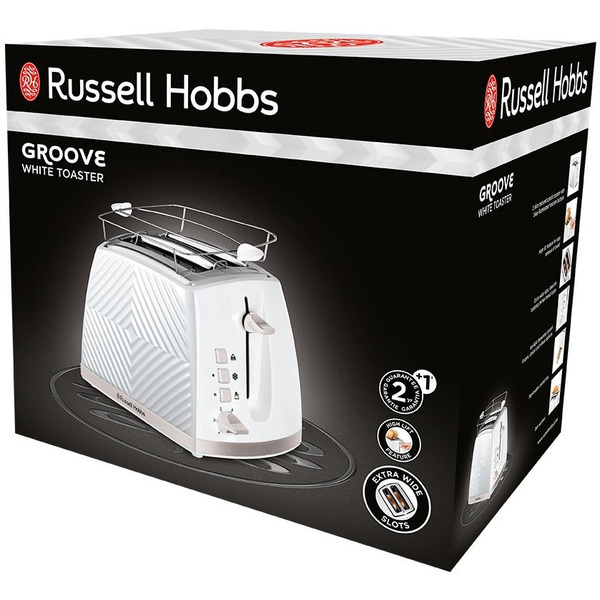 Тостер Russell Hobbs Groove White 26391-56