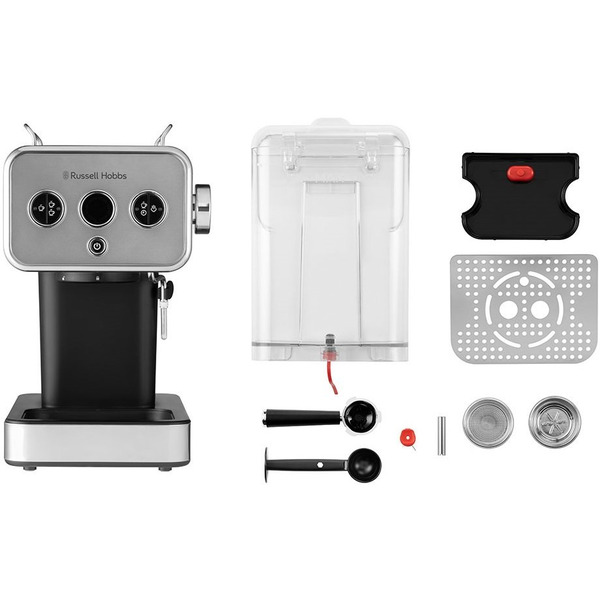 Ріжкова кавоварка еспресо Russell Hobbs Distinctions Metallic 26452-56