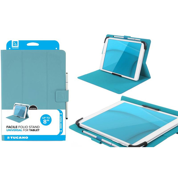 Tucano Чохол Facile Plus Universal для планшетів 7-8, блакитний
