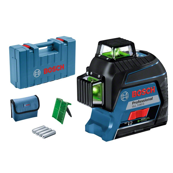 Нивелир лазерный Bosch GLL 3-80 G в кейсе (0.601.063.Y00)