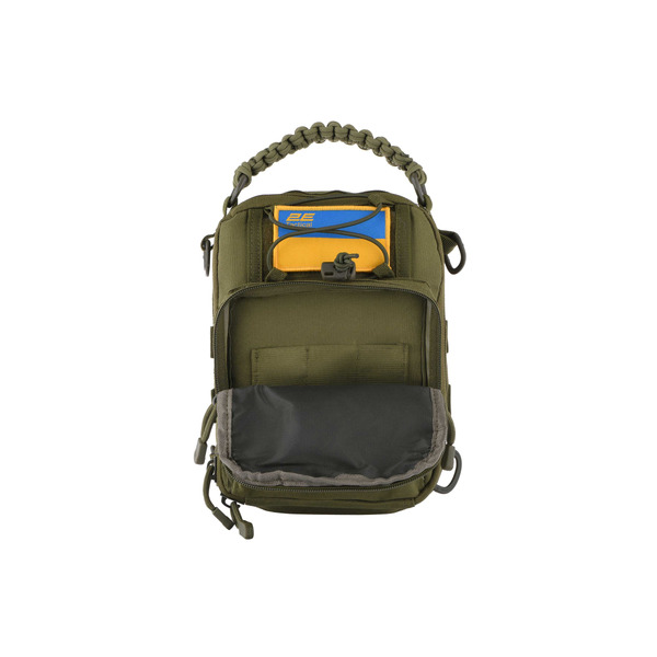 Сумка Слінг Laser Cut 2.5 л, 2Е, зелена (2E-MILSLIBAG-Y09L-OG)