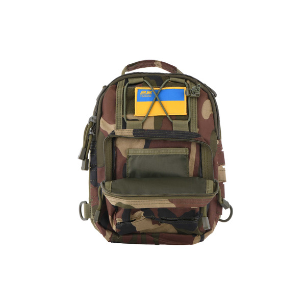 Сумка Слінг Laser Cut 2.5л, 2Е, темний камуфляж (2E-MILSLIBAG-Y09L-WC)