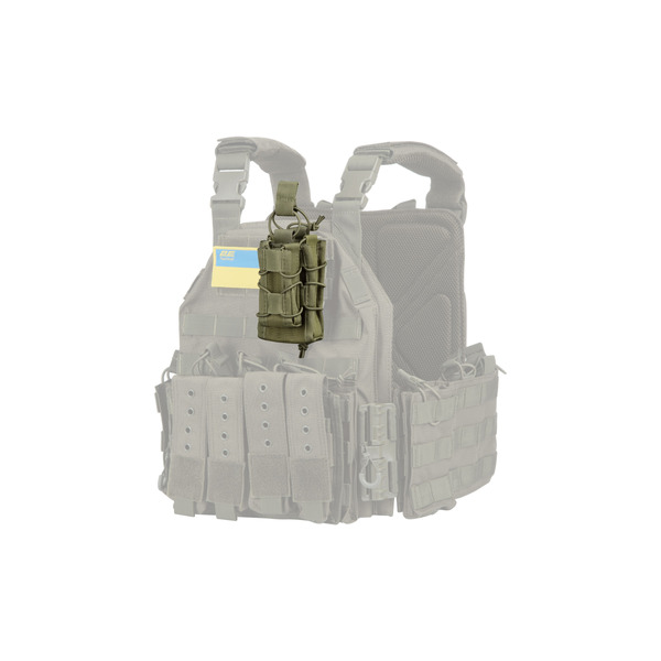 Тактичний подвійний чохол, 2Е, зелений (2E-MILTACDPOUCH-Y-OG)
