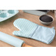Рукавичка-прихватка Ardesto Tasty Baking, 35*19 см, блакитний, силікон, бавовна (AR2327T)