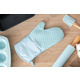 Рукавичка-прихватка Ardesto Tasty Baking, 35*19 см, блакитний, силікон, бавовна (AR2327T)
