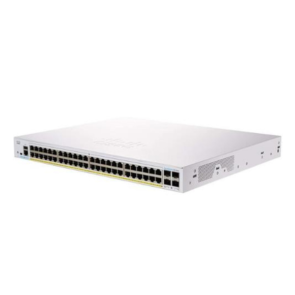 Комутатор Cisco CBS250 Smart 48-port GE, PoE, 4x1G SFP