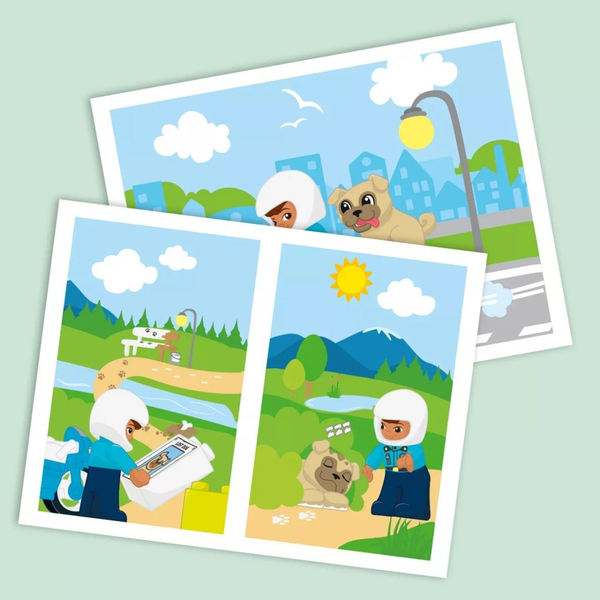 Блоковий конструктор LEGO DUPLO Town Полицейский мотоцикл (10967)