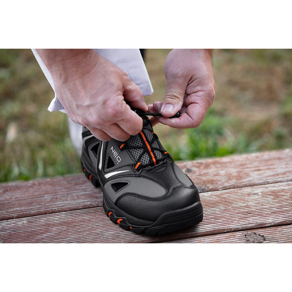 Рабочие кроссовки Neo Tools с подошвой EVA с резиновым покрытием, класс защиты OB, SRA, размер 41 (82-722)