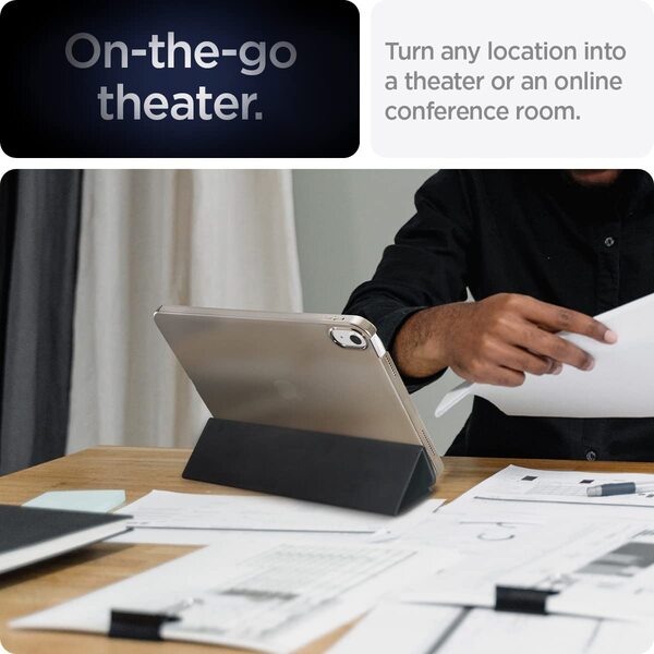 Чохол Spigen для Apple iPad 10.9 (2022) Smart Fold, Black (ACS05309)