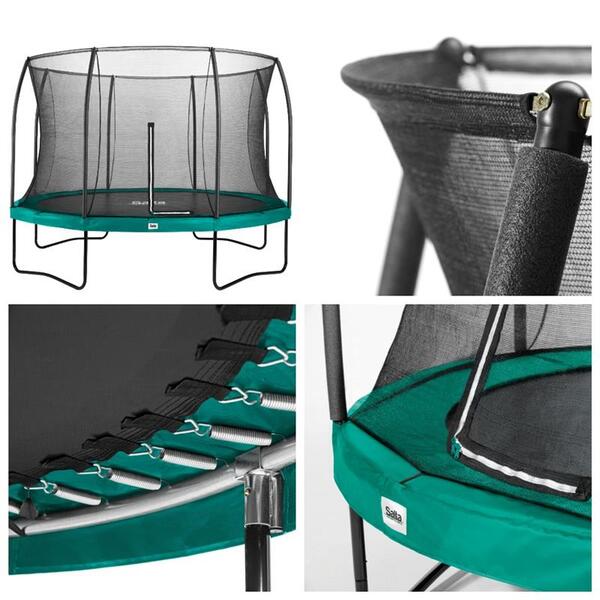 Батут Salta Comfort Edition круглый, 366см, зелёный