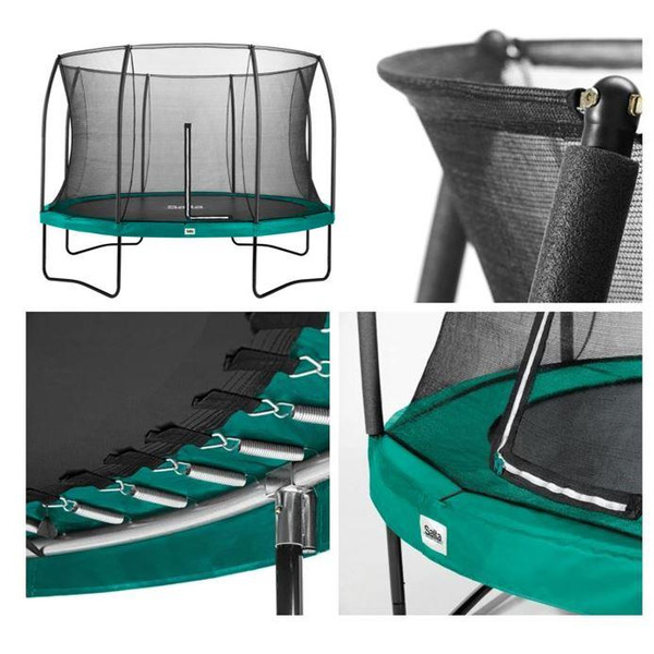 Батут Salta Comfort Edition круглий 396 см Green