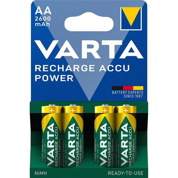 VARTA Акумулятор NI-MH Power AA 2600 мАг, 4 шт.