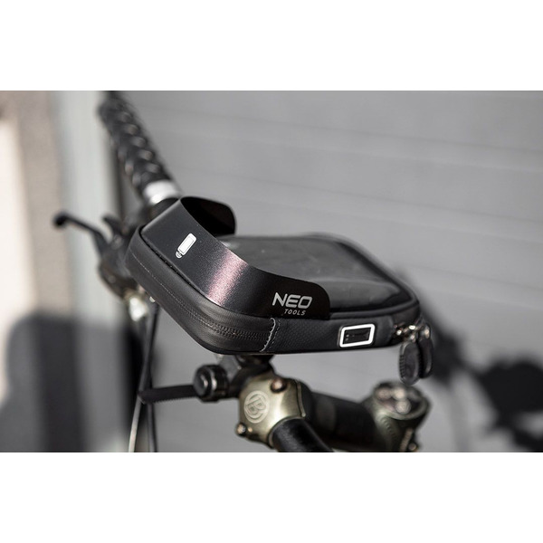 Сумка велосипедна Neo Tools із тримачем для смартфону, водонепроникна (91-001)