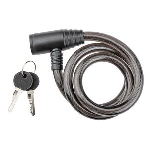 Замок навісний Top Tools, 12мм х 80см, 2 ключі, чорний (90U245)