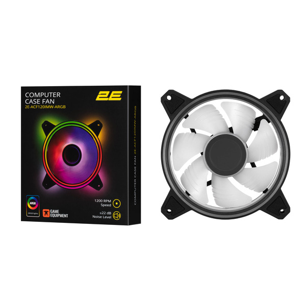 Вентилятор 2E GAMING AIR COOL INFINITY M (2E-ACF120IMW-ARGB)