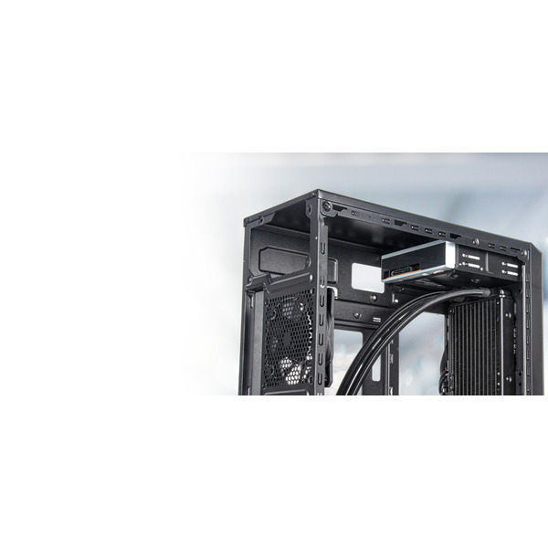 SilverStone Корпус FARA FA311-B, без БП, 2xUSB3.0, 1xUSB2.0, Steel Side Panel, mATX, Black