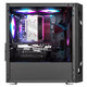 SilverStone Корпус FARA FAH1MB-PRO, без БП, 1xUSB3.0, 2xUSB2.0, 3x120mm ARGB fan, TG Side Panel, mATX, Black