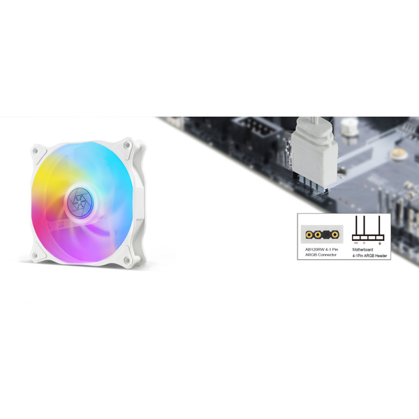 Вентилятор SilverStone Air Blazer 120RW-ARGB SST-AB120RW-ARGB