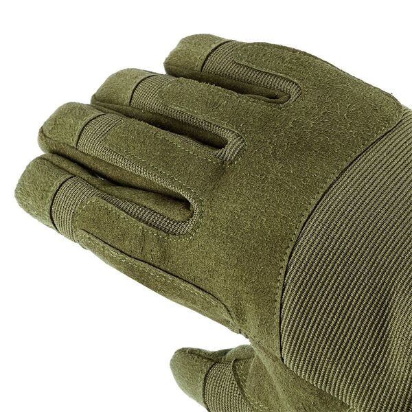 Рукавички тактичні Neo Tools, 100% поліестер та синтетична шкіра, р.10, оливковий (97-608-10)