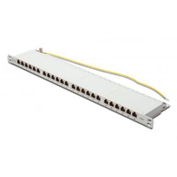 Digitus Патч-панель 19" 0.5U, 24 порта, Cat.6 STP в сборе, RAL 7035