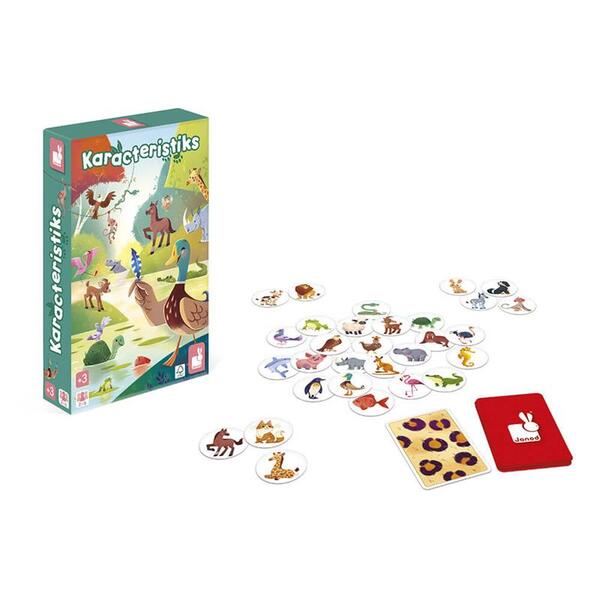 Сімейна гра, Для дітей Janod Характеристики тварин (J02621)