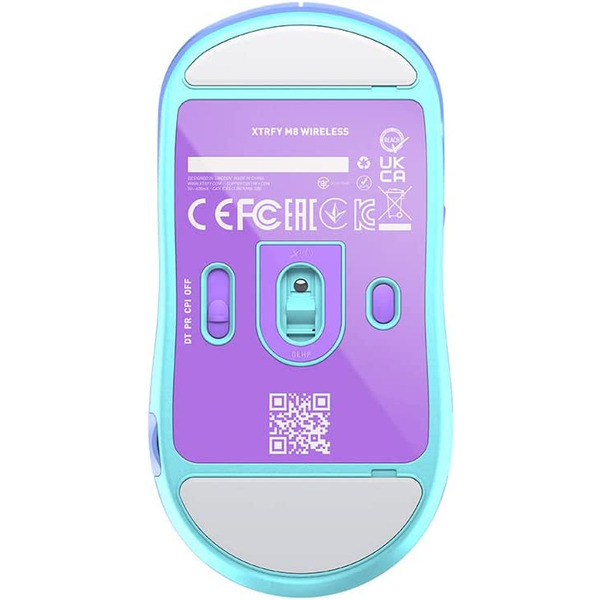 Cherry Xtrfy Мышь M8 WIRELESS Frosty Purple