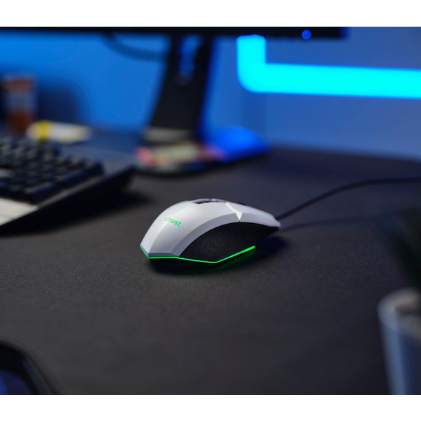 Миша Trust GXT 109 FELOX RGB White 25066_TRUST