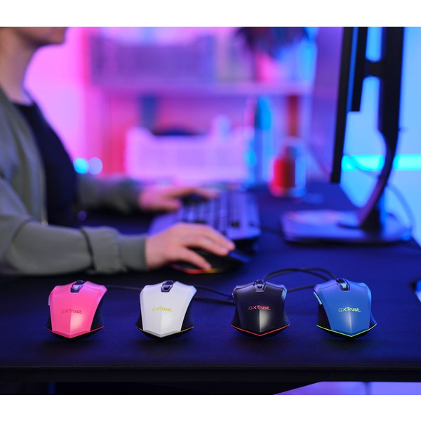 Миша Trust GXT 109 FELOX RGB White 25066_TRUST