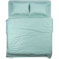 ARDESTO Простынь на резинке Mix&Match, 180x200+30см, 100% хлопок, сатин, шалфей