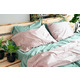 ARDESTO Простынь на резинке Mix&Match, 180x200+30см, 100% хлопок, сатин, шалфей