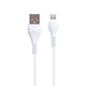 Мережевий Зарядний Пристрій Hoco C73A, Cable Lightning, 2.4A, White