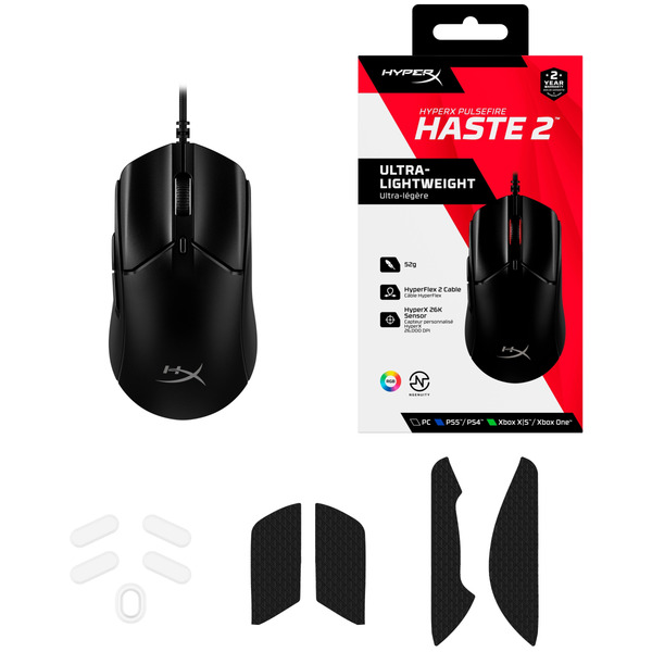 Мышь HyperX Pulsefire Haste 2 Black (6N0A7AA)