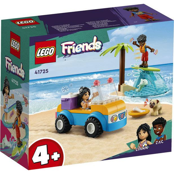 Блоковий конструктор LEGO Friends Розваги на пляжному кабріолеті (41725)