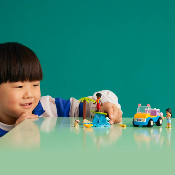 Блоковий конструктор LEGO Friends Розваги на пляжному кабріолеті (41725)